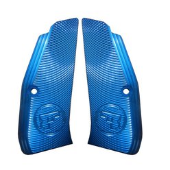 Grips CZ 75/SP01/Shadow long checkered, blue