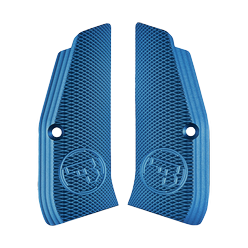 Grips CZ 75 D Compact long checkered blue