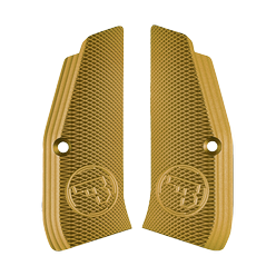 Grips CZ 75 D Compact long checkered gold