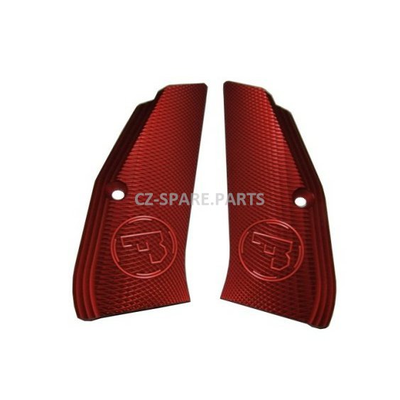 Grips CZ 75/SP01/Shadow long checkered, red